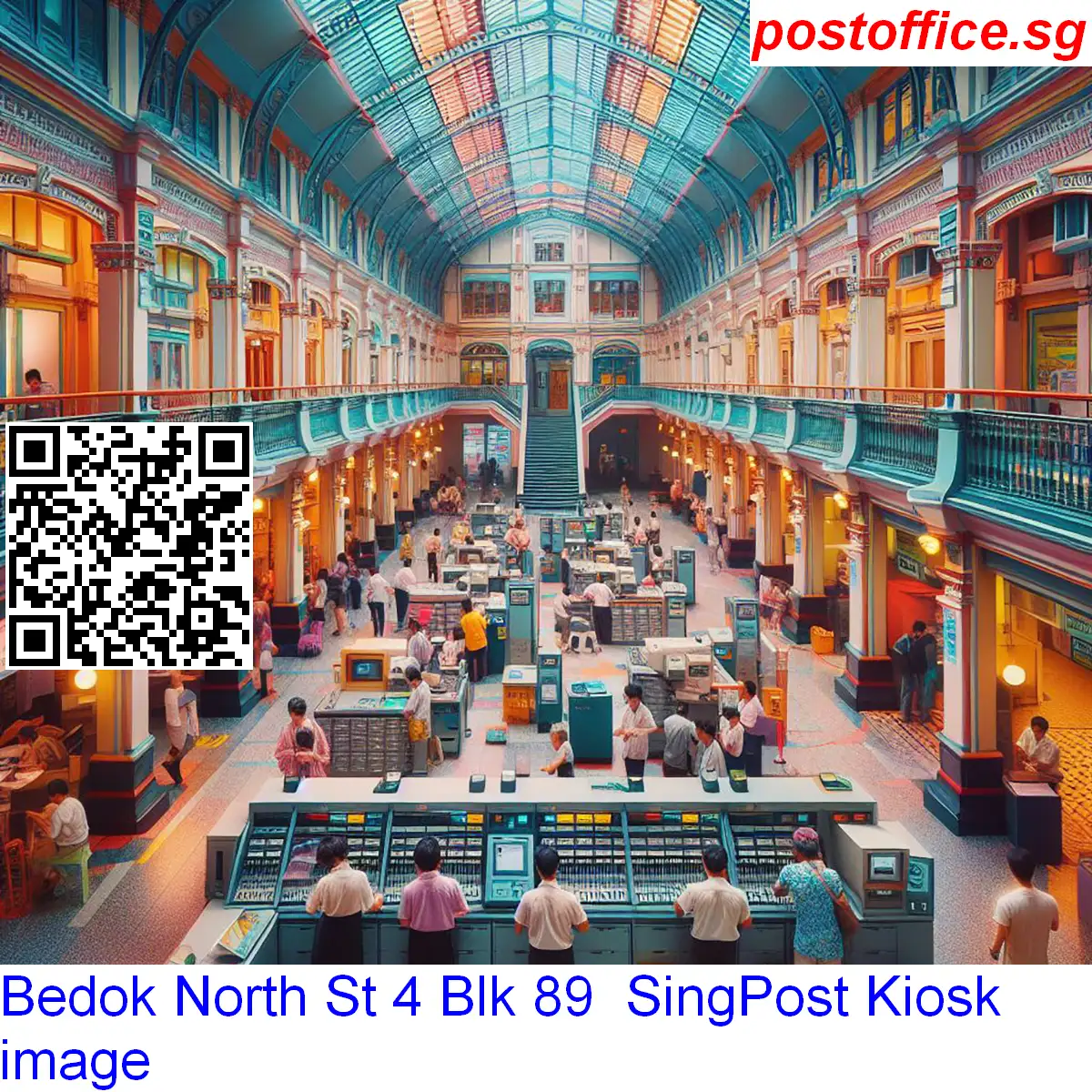 Bedok North St 4 Blk 89 Bedok North St 4 Blk 89 SingPost Kiosk image - Bedok North St 4 Blk 89