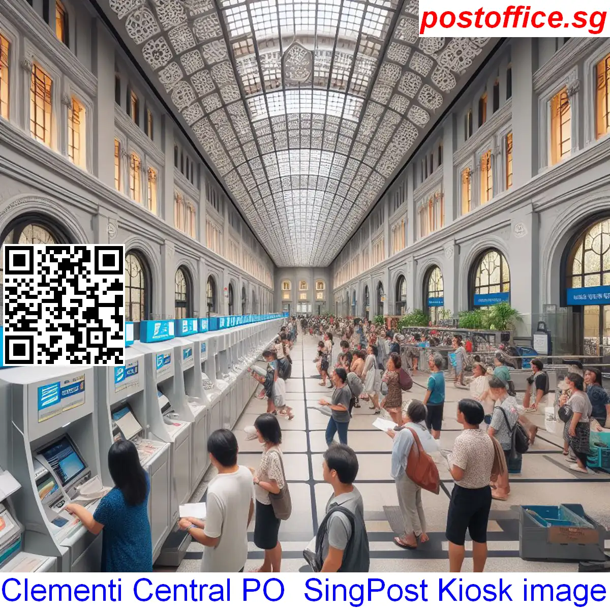 Clementi Central PO Clementi Central PO SingPost Kiosk image - Clementi Central PO
