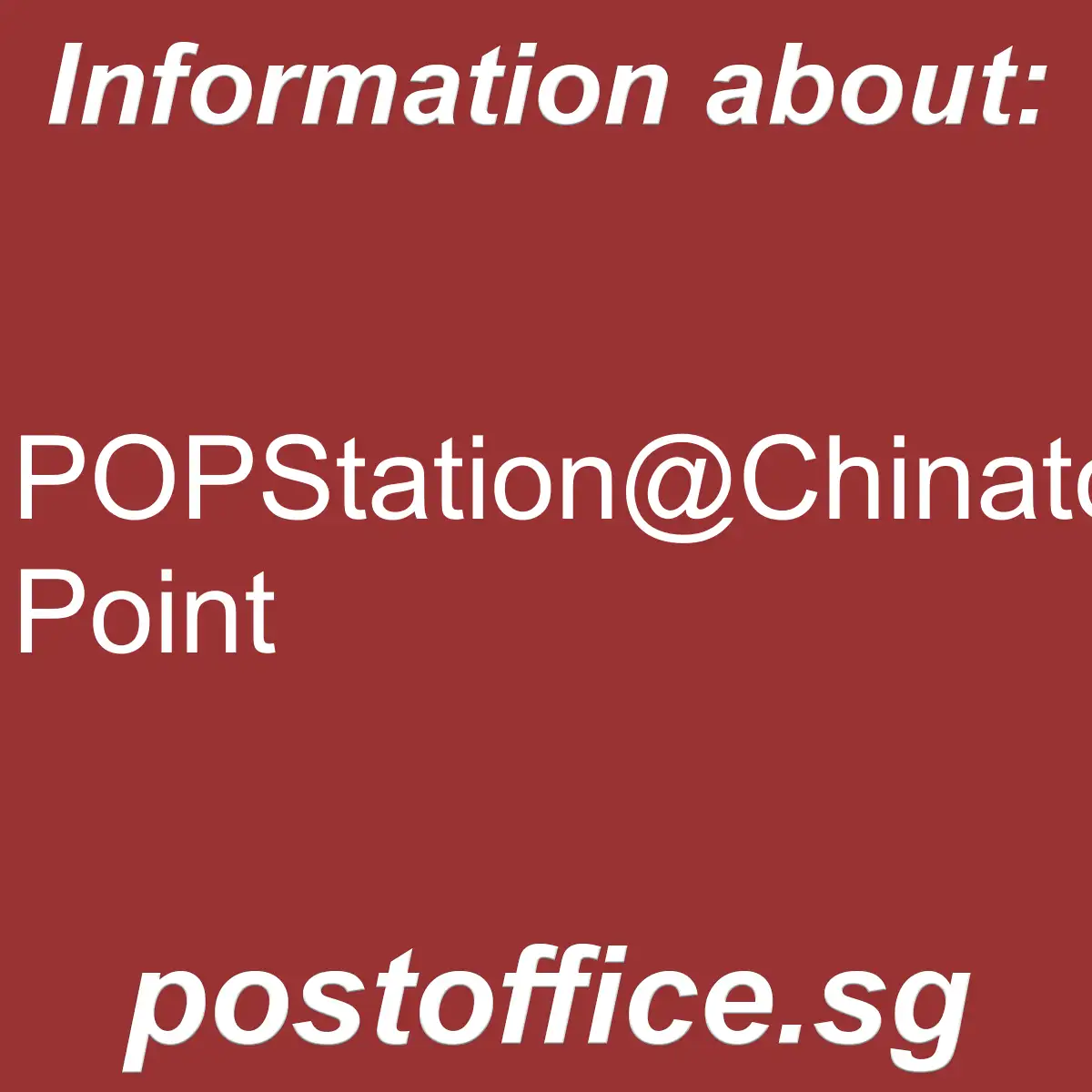 POPStation@Chinatown Point POPStation@Chinatown Point - POPStation@Chinatown Point