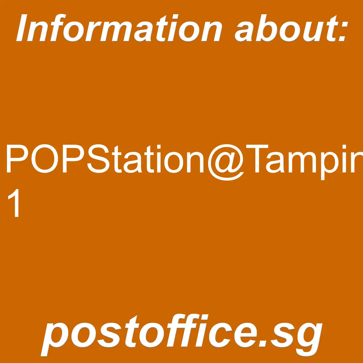 POPStation@Tampines 1 POPStation@Tampines 1 - POPStation@Tampines 1