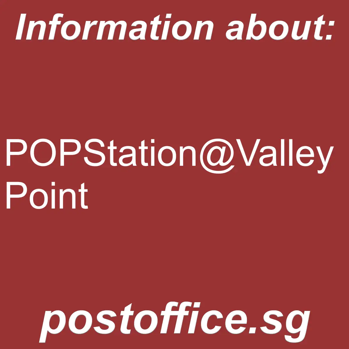 POPStation@Valley Point POPStation@Valley Point - POPStation@Valley Point