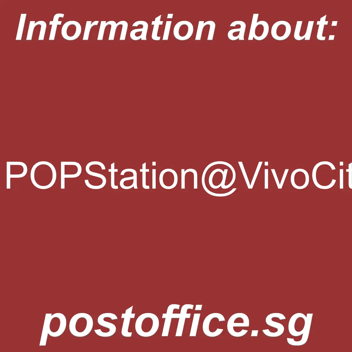 POPStation@VivoCity POPStation@VivoCity - POPStation@VivoCity