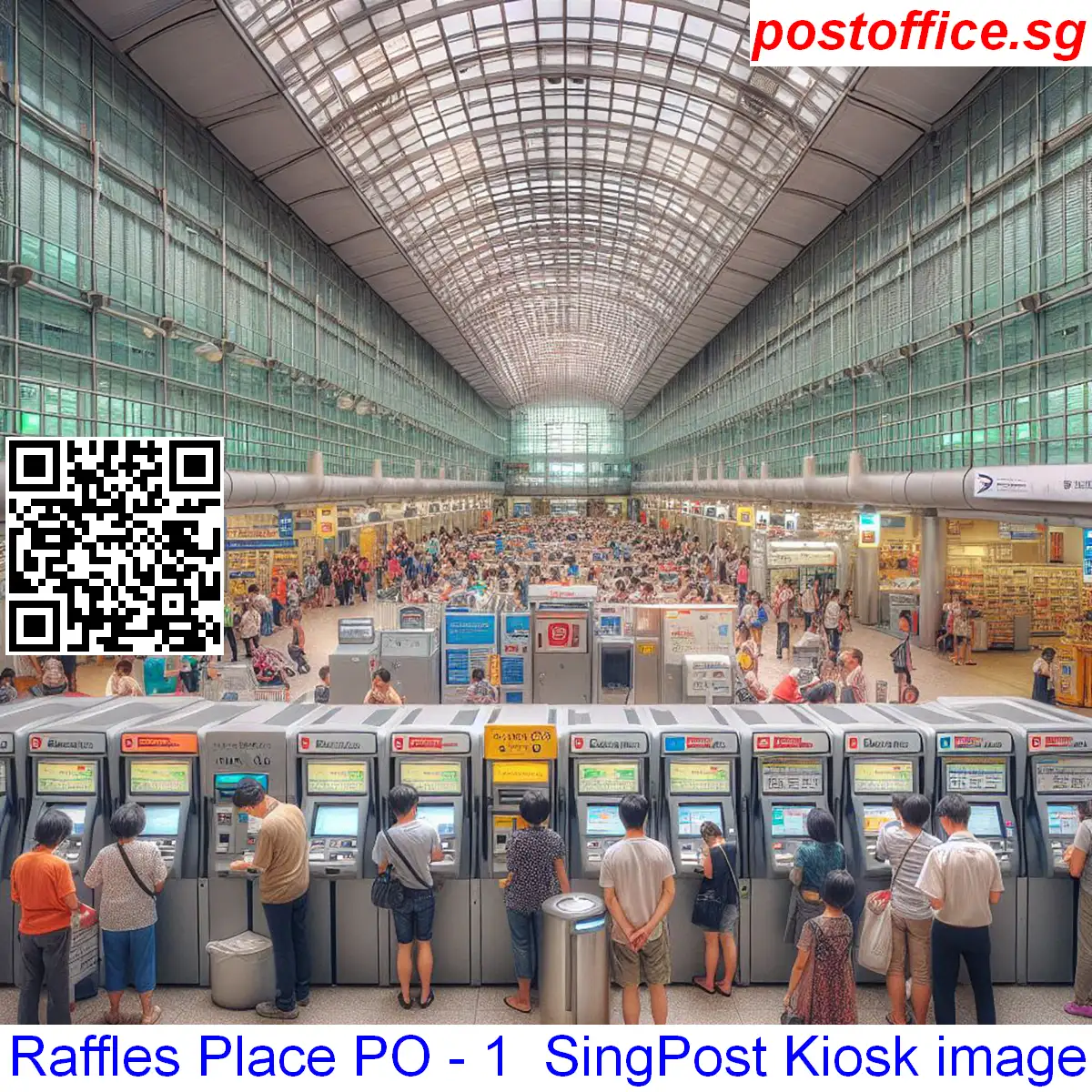 Raffles Place PO - 1 Raffles Place PO 1 SingPost Kiosk image - Raffles Place PO - 1