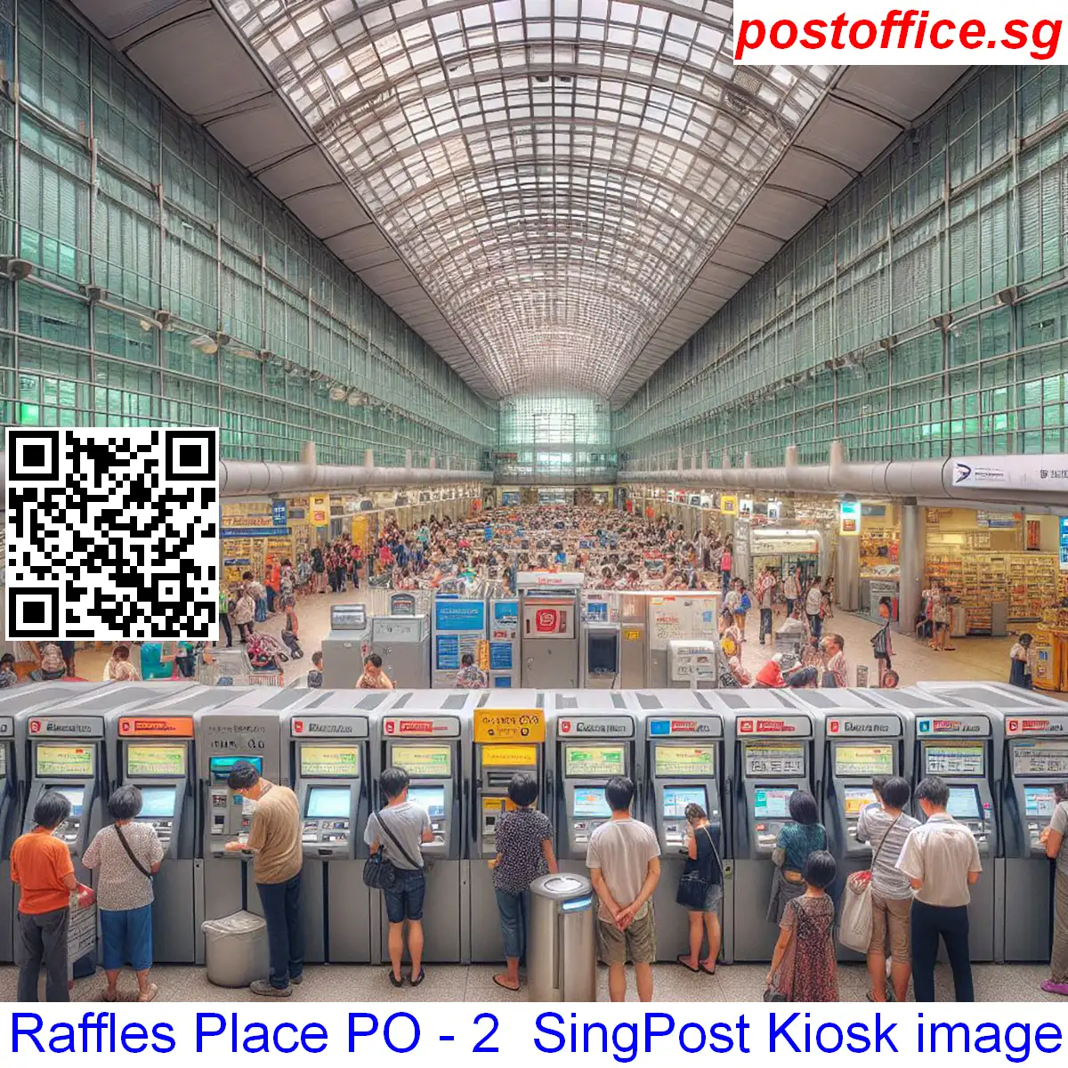 Raffles Place PO - 2 Raffles Place PO 2 SingPost Kiosk image - Raffles Place PO - 2