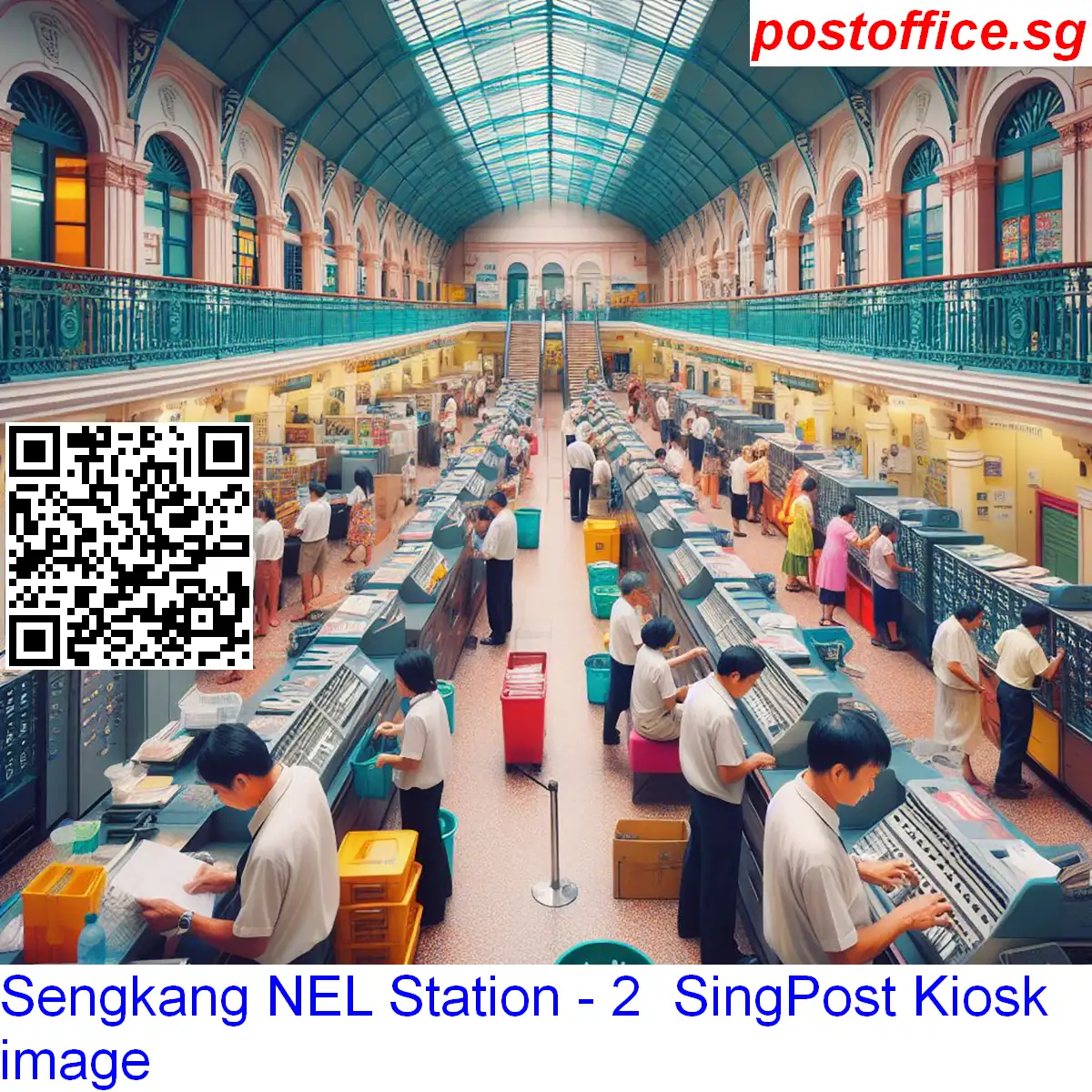Sengkang NEL Station - 2 Sengkang NEL Station 2 SingPost Kiosk image - Sengkang NEL Station - 2
