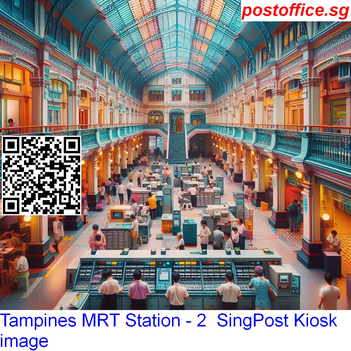 Tampines MRT Station - 2 Tampines MRT Station 2 SingPost Kiosk image - Tampines MRT Station - 2